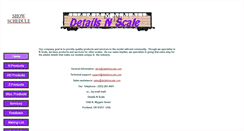 Desktop Screenshot of detailsnscale.com