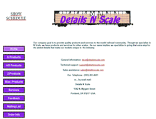 Tablet Screenshot of detailsnscale.com